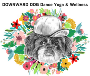 Downward Dog Dance Gym Logo